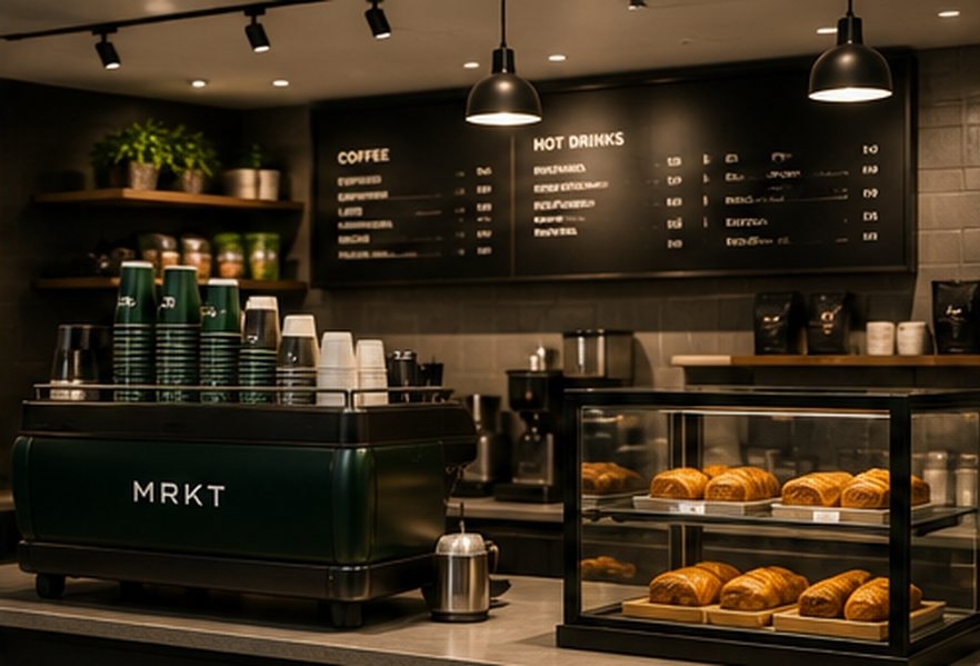 MRKT coffee counter